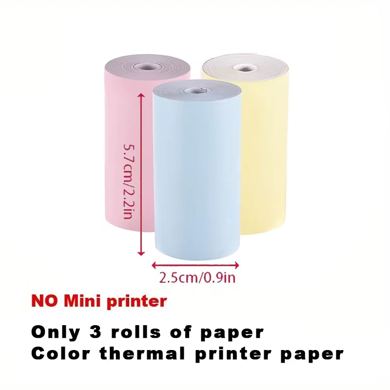 Portable Mini Thermal Printer Wirelessly BT 203Dpi Photo Label Memo Wrong Question Printing with USB Cable Imprimante Portable